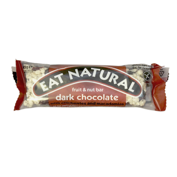 Eat Natural Cranberries & Macadamias Dark Chocolate Bar/ Barrita Cereales 45g