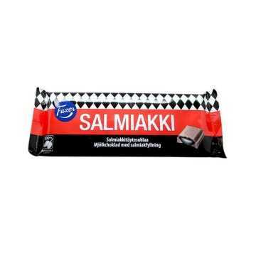 Fazer Salmiaki 100g/ Chocolatina con Regaliz Salado