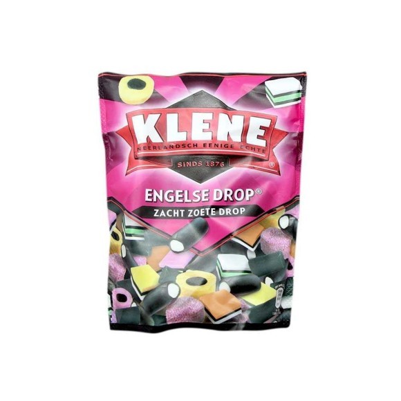 Klene Engelse Drop Zach Zoet / Regalices Dulces y Blandos 270g Klene Engelse Drop Zach Zoet / Regalices Dulces y Blandos 270g