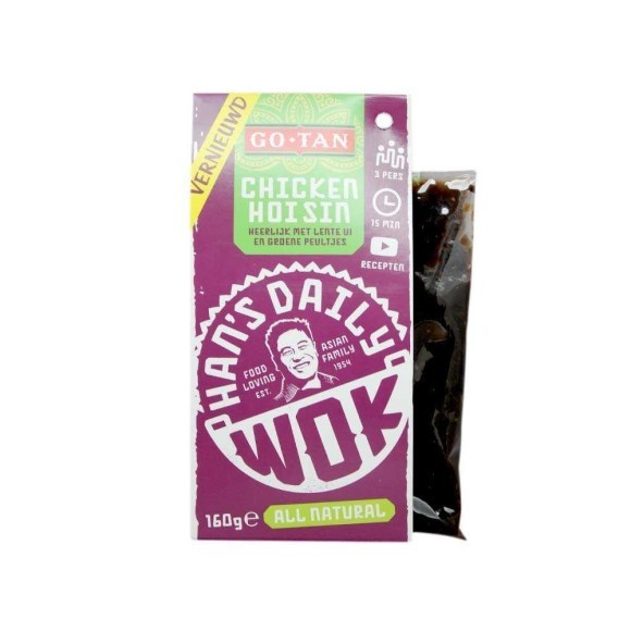 Go-Tan Chicken Hoisin Wok Sauce / Salsa Pollo Hoisin para Wok 160g Go-Tan Chicken Hoisin Wok Sauce / Salsa Pollo Hoisin para Wok 160g
