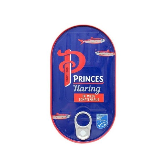 Princes Haring in Milde Tomatensaus / Herrings in Tomato Sauce 170g Princes Haring in Milde Tomatensaus / Herrings in Tomato Sauce 170g