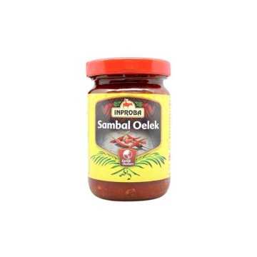 Inproba Sambal Oelek / Condimento Sambal Oriental de Chiles Picantes 100g