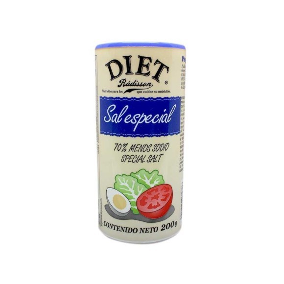 Diet Rádisson Sal Especial 70% Menos Sodio 200g Diet Rádisson Sal Especial 70% Menos Sodio 200g
