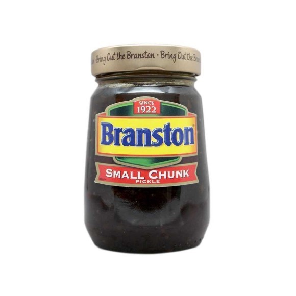 Branston Small Chunk Pickle / Mezcla Pepinillos y Verduras con Trocitos 360g Branston Small Chunk Pickle / Mezcla Pepinillos y Verduras con Trocitos 360g