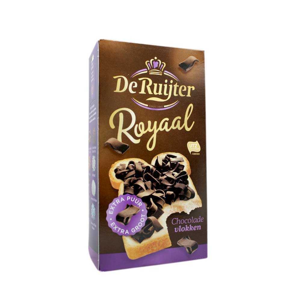 De Ruijter Royaal Chocolade Vlokken Puur / Virutas Chocolate Negro 300g