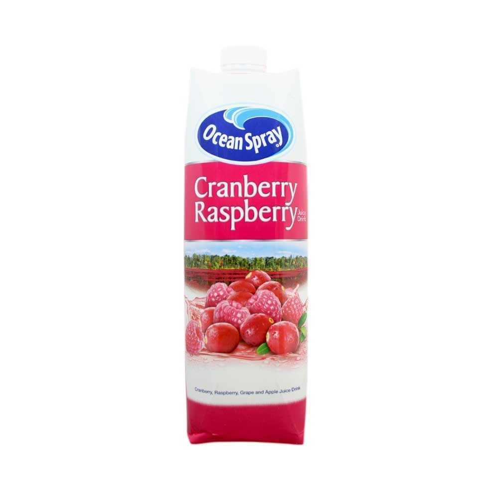 Ocean Spray Cranberry & Raspberry / Zumo de Arándanos Rojos y Frambuesas 1L
