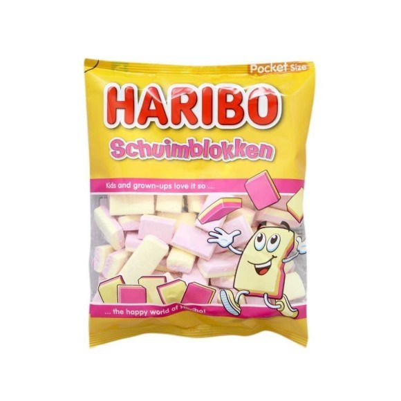 Haribo Schuimblokken / Nubes Duras 120g Haribo Schuimblokken / Nubes Duras 120g