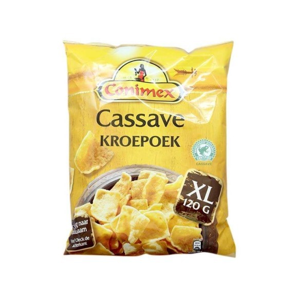 Conimex Cassave Kroepoek XL 120g/ Yucca Prawn Crackers Conimex Cassave Kroepoek XL 120g/ Yucca Prawn Crackers