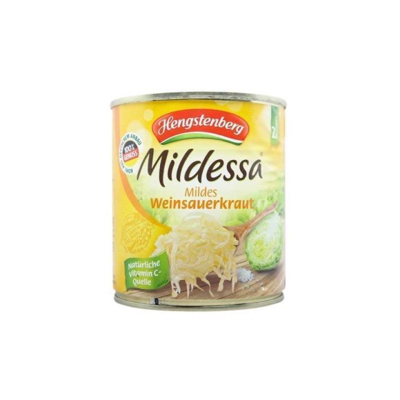 Hengstenberg Mildessa Mildes Weinsauerkraut 300g/ White Wine Sauerkraut Hengstenberg Mildessa Mildes Weinsauerkraut 300g/ White Wine Sauerkraut