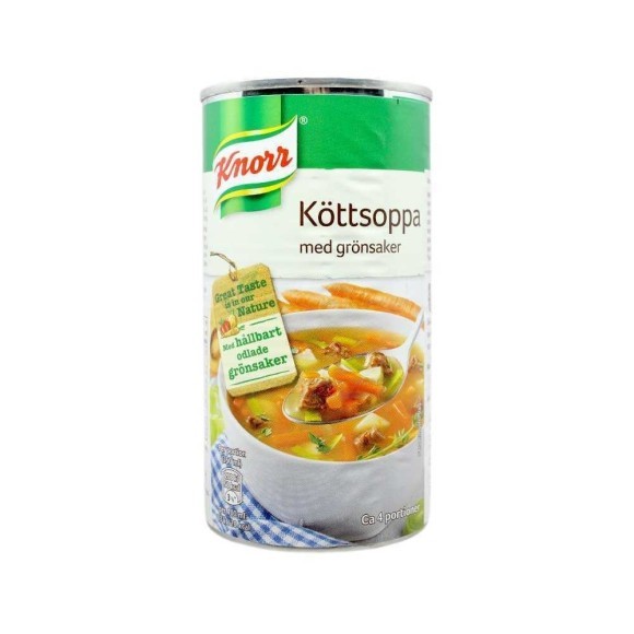 Knorr Köttsoppa med Grönsaker / Sopa de Carne con Verduras 540g Knorr Köttsoppa med Grönsaker / Sopa de Carne con Verduras 540g
