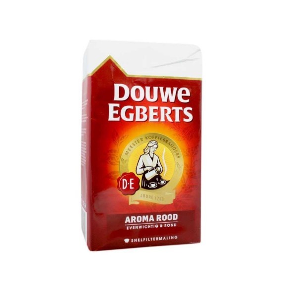 Douwe Egberts Aroma Rood Snelfiltermaling / Café 500g Douwe Egberts Aroma Rood Snelfiltermaling / Café 500g