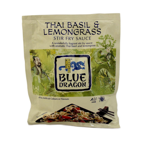 Blue Dragon Thai Basil & Lemongass Sauce / Salsa Tailandesa de Albahaca y Limón 120g Blue Dragon Thai Basil & Lemongass Sauce / Salsa Tailandesa de Albahaca y Limón 120g