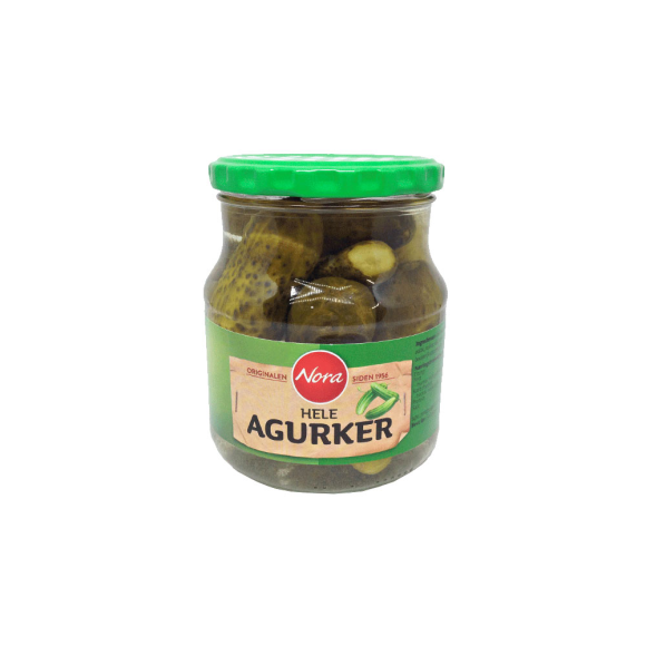 Nora Hele Agurker / Whole Pickles 580g Nora Hele Agurker / Whole Pickles 580g
