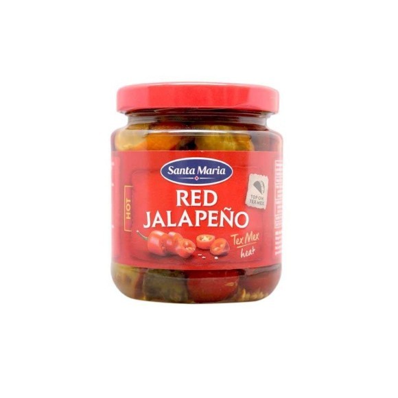 Santa Maria Red Jalapeño Hot 215g Santa Maria Red Jalapeño Hot 215g