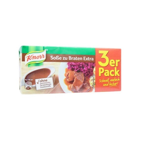 Knorr Braten Soße Extra x3/ Preparado de Salsa de Verduras Knorr Braten Soße Extra x3/ Preparado de Salsa de Verduras