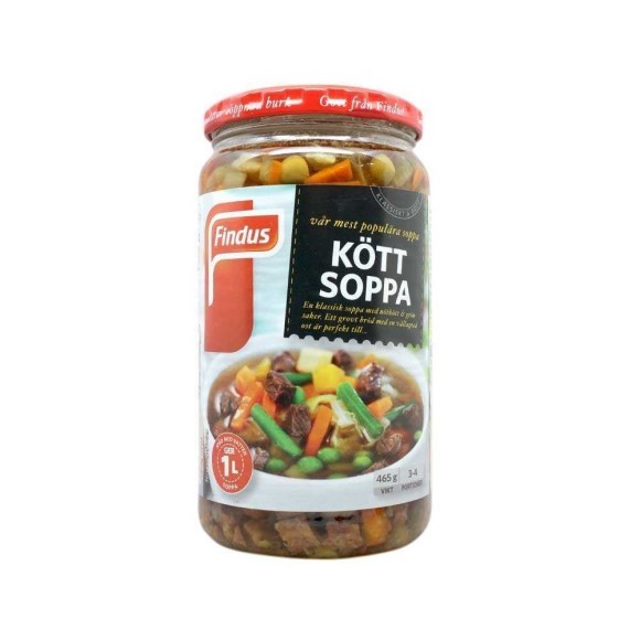 Findus Köttsoppa / Sopa de Carne 465g Findus Köttsoppa / Sopa de Carne 465g