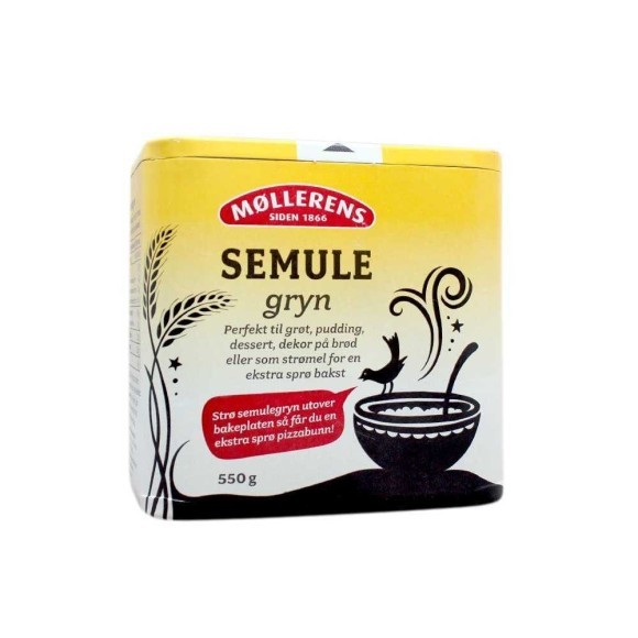 Møllerens Smulegryn 550g/ Semolina Møllerens Smulegryn 550g/ Semolina