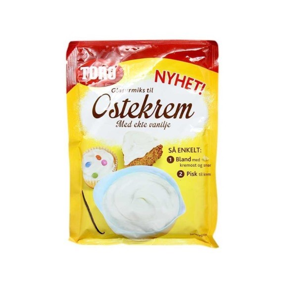 Toro Glasurmiks til Ostekrem 126g/ Frosting Mix Toro Glasurmiks til Ostekrem 126g/ Frosting Mix