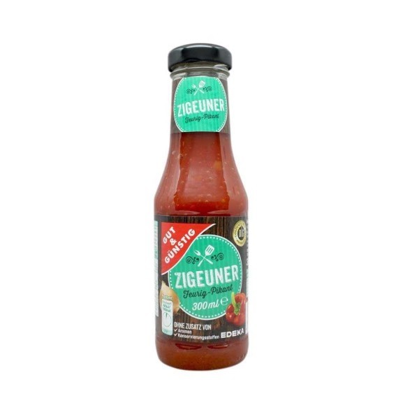 Gut&Günstig Zigeuner Sauce / Salsa para Grill 300ml Gut&Günstig Zigeuner Sauce / Salsa para Grill 300ml