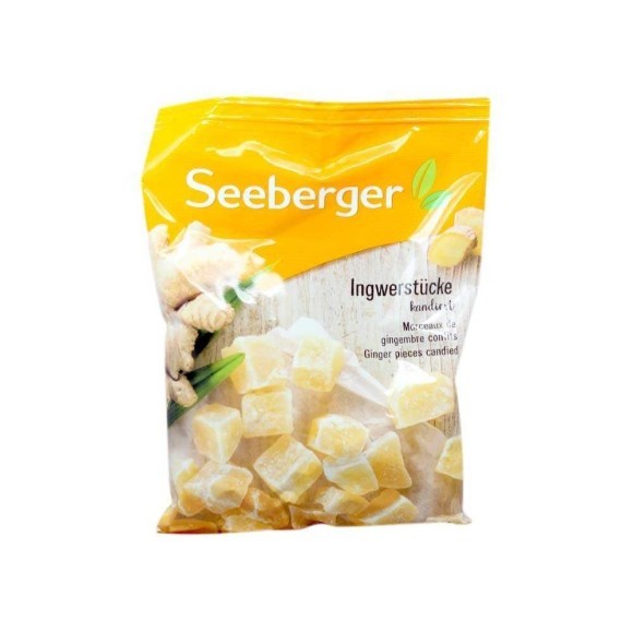 Seeberger Ingwerstücke kandiert 200g/ Ginger Candied Seeberger Ingwerstücke kandiert 200g/ Ginger Candied
