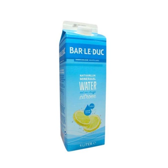 Bar Le Duc Lemon Water / Agua con Gas sabor Limón 1L Bar Le Duc Lemon Water / Agua con Gas sabor Limón 1L
