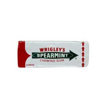 Wrigley's Spearmint Chewing Gum / Chicles de Menta x15