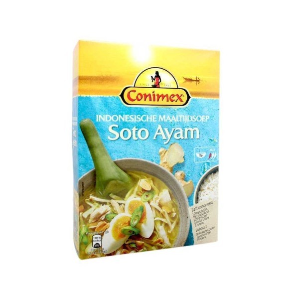 Conimex Maaltijdsoep Soto / Mezcla para Sopa Oriental Soto Ayam 155g Conimex Maaltijdsoep Soto / Mezcla para Sopa Oriental Soto Ayam 155g