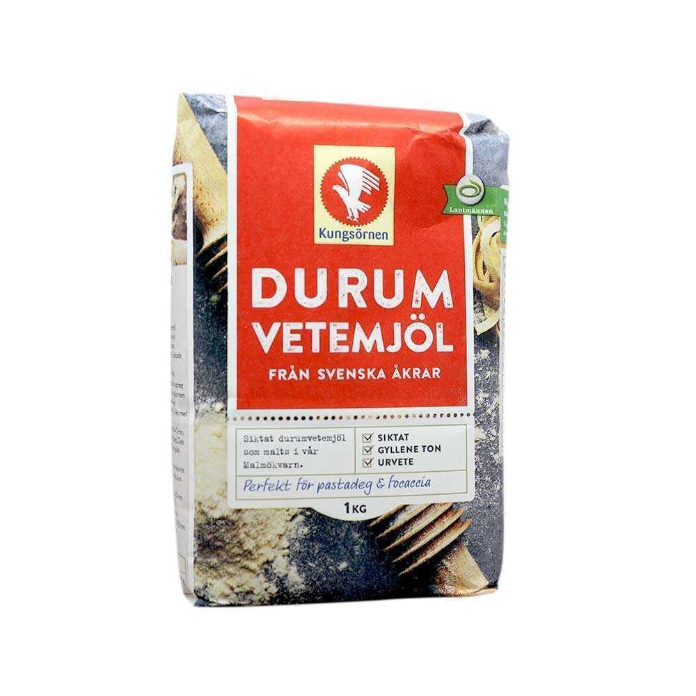 Kungsörnen Durumvetemjöl 1Kg/ Durum Wheat Flour