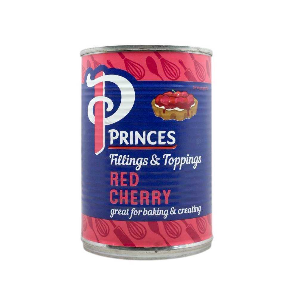 Princes Red Cherry Fruit Filling 410g/ Relleno Cerezas Rojas