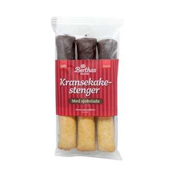 Berthas  Kransekakestenger med Sjokolade / Galletas con Chocolate 90g