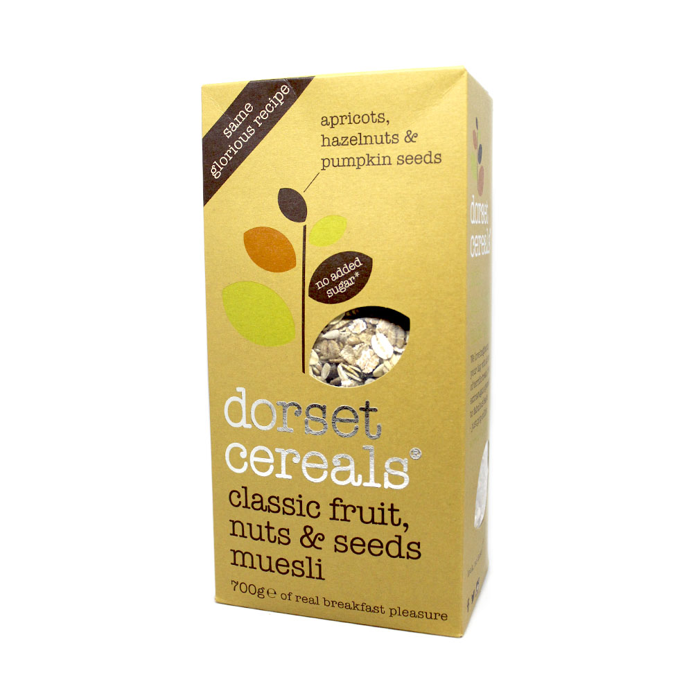 Dorset Cereals Fruit, Nuts & Seeds Muesli / Cereales con Frutas, Frutos secos y Semillas 600g