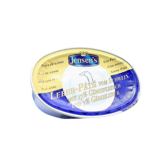 Jensen's Leber-Pâté vom Schwein / Paté de Ganso 80g Jensen's Leber-Pâté vom Schwein / Paté de Ganso 80g