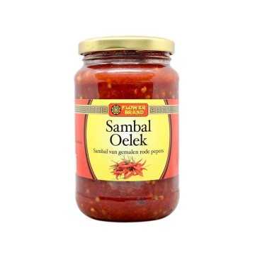 Flower Brand Sambal Oelek 375g/ Spicy Oriental Sauce
