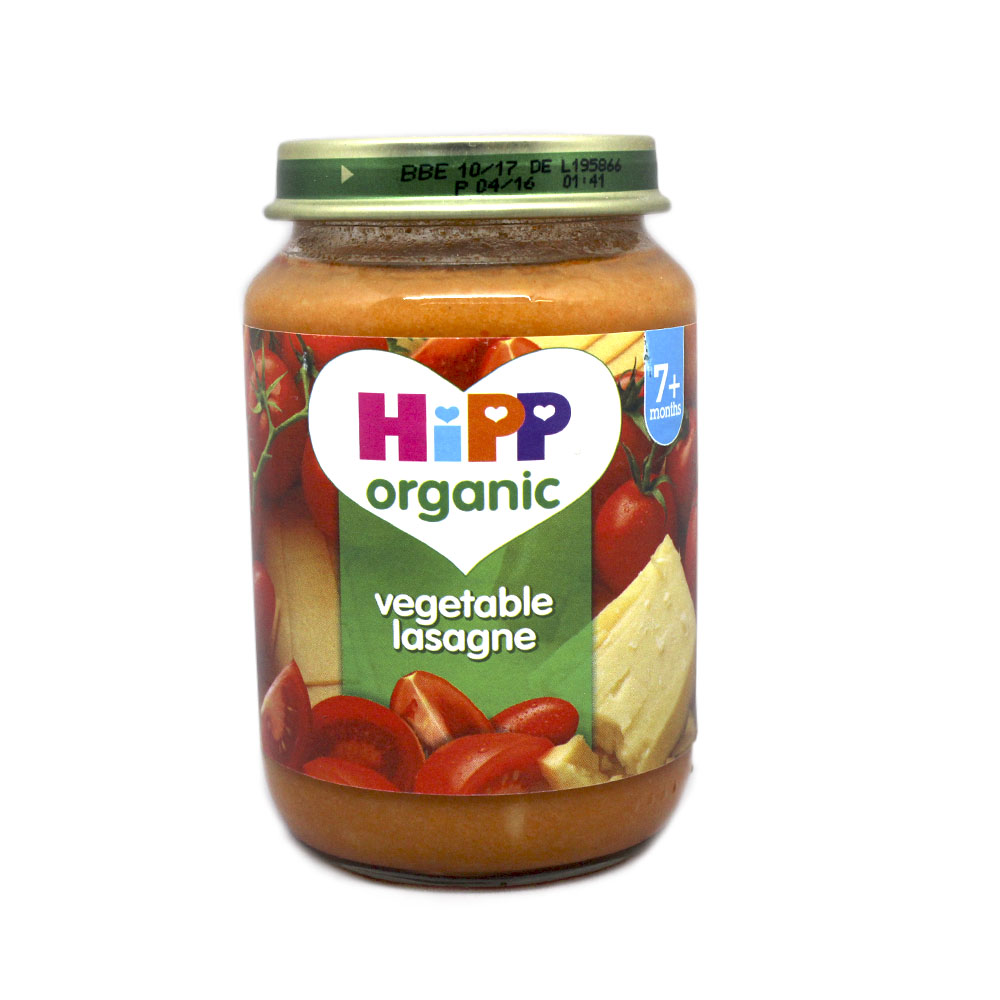 Hipp Vegetable Lasagne 7+ / Comida para Bebé de Lasaña Vegetal 190g