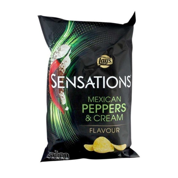 Lay's Sensations Mexican Peppers&Cream 150g Lay's Sensations Mexican Peppers&Cream 150g