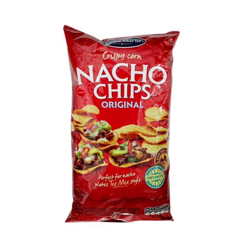 Santa Maria Nacho Chips Original / Tortillas Redondas de Maíz 500g