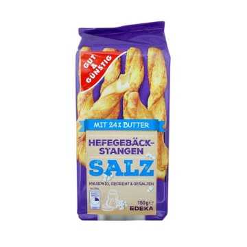 Gut&Günstig Hefegebäckstangen Salz 150g/ Salted Bread Sticks