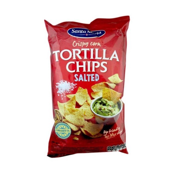 Santa Maria Tortilla Chips Salted / Tortillas Maíz con Sal 185g Santa Maria Tortilla Chips Salted / Tortillas Maíz con Sal 185g