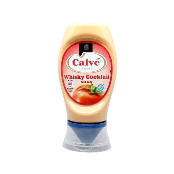 Calvé Whisky Cocktail Saus Squeeze / Salsa Whisky Cóctel 250ml Calvé Whisky Cocktail Saus Squeeze / Salsa Whisky Cóctel 250ml