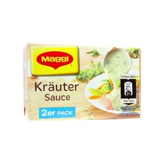 Maggi Kräuter Sauce 2x 250ml/ Herb Sauce Maggi Kräuter Sauce 2x 250ml/ Herb Sauce