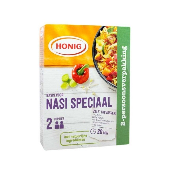 Honig Basis voor Nasi Speciaal / Especias para Arroz Oriental 38g Honig Basis voor Nasi Speciaal / Especias para Arroz Oriental 38g