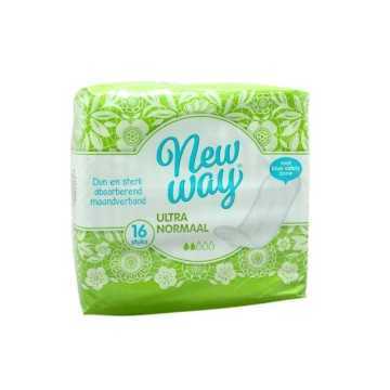 New Way Ultra Maandverband normaal x16/ Sanitary Towels