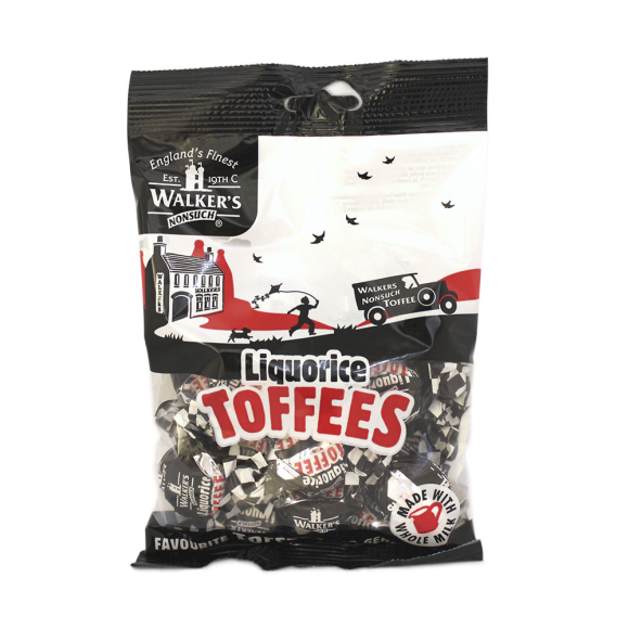 Walker's Liquorice Toffees 150g Walker's Liquorice Toffees 150g