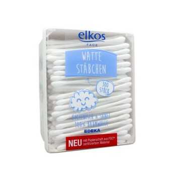 Elkos Wattestäbchen in einer Wiederverschliessbaren / Cotton Buds x300