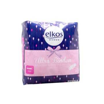 Elkos Ultrabinden mit Flügeln Super x14/ Sanitary Towels Wing