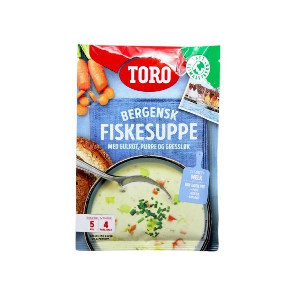 Toro Bergensk Fiskesuppe / Bergen Fish Soup 81g Toro Bergensk Fiskesuppe / Bergen Fish Soup 81g
