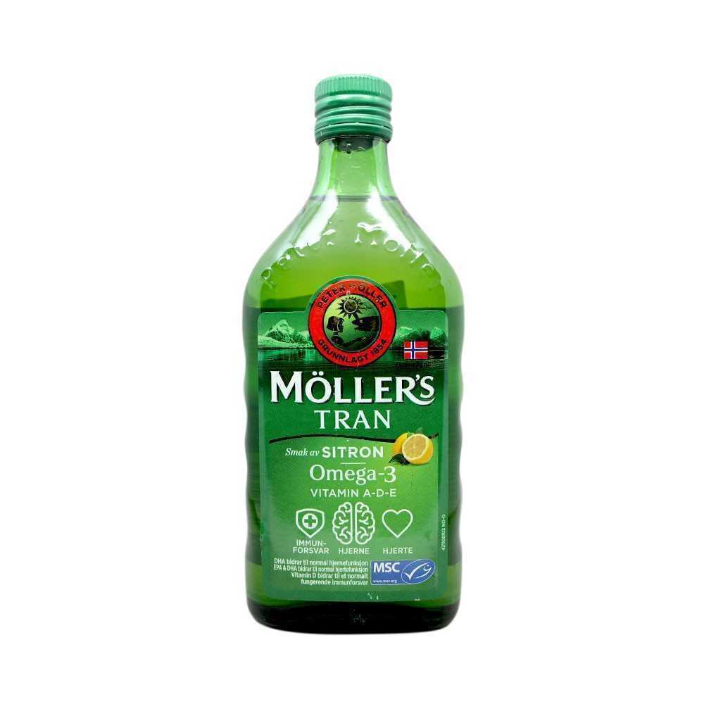 Möller's Tran Sitron / Aceite de Bacalao con Limón 500ml
