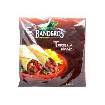Banderos Tortilla Wraps x8/ Tortillas Mexicanas