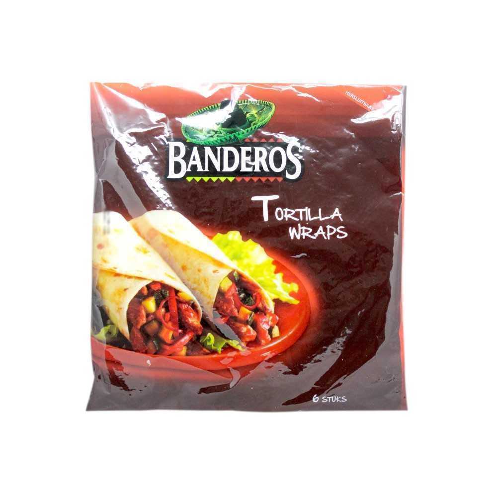 Banderos Tortilla Wraps x8/ Tortillas Mexicanas
