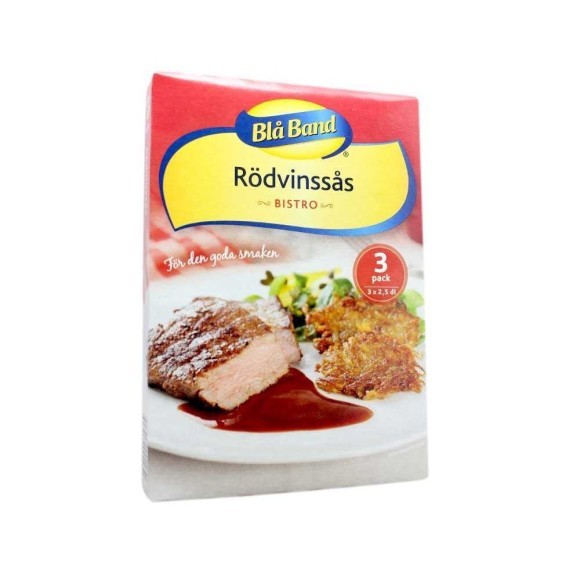 Blå Band Rödvinssås Bistro x3 102g/ Red Wine Sauce Blå Band Rödvinssås Bistro x3 102g/ Red Wine Sauce
